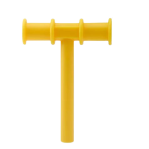 Speech Therapy T-Shaped Chewy Tube-YELLOW-Oral Motor Sensory Chew Tool for Autism,
